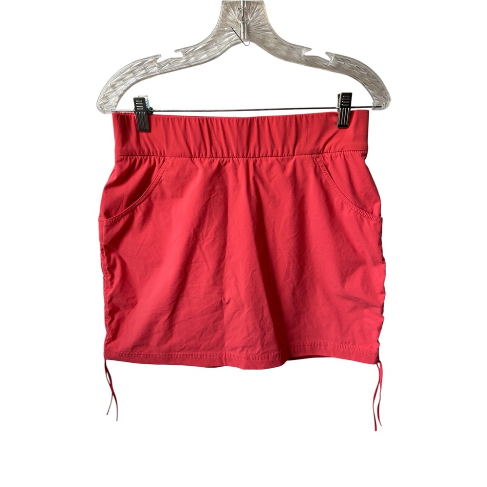 Columbia Sportswear Pink Coral Cinch Side Active Hiking Skort Size Medium